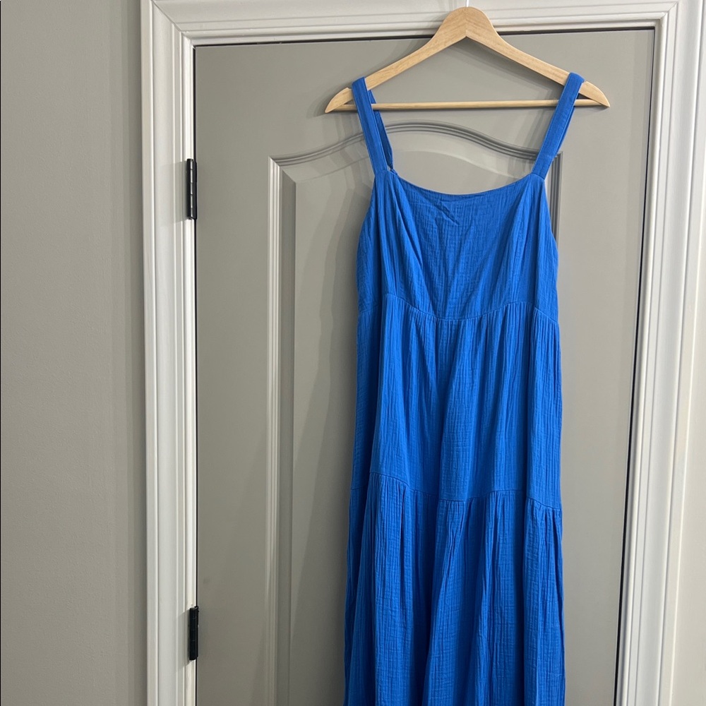 Skies Are Blue Royal Maxi Dress